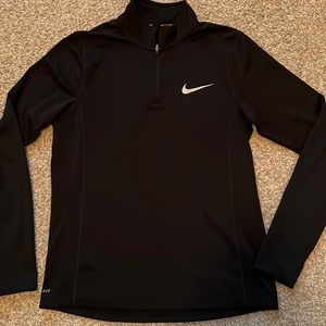 Women’s Nike Dri-Fit Black Half-Zip